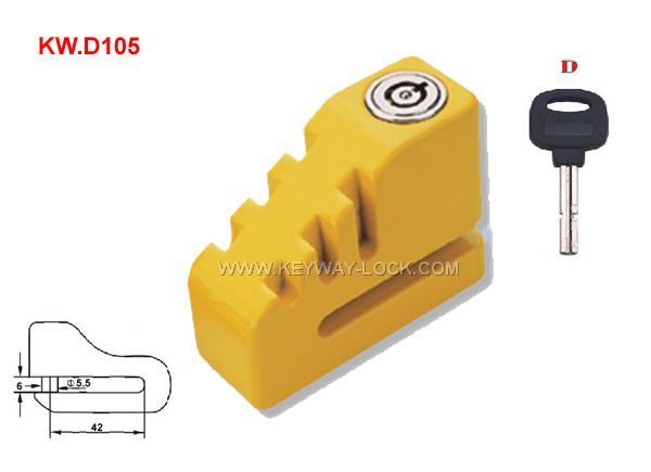 KW.D105 Wave Disc lock'