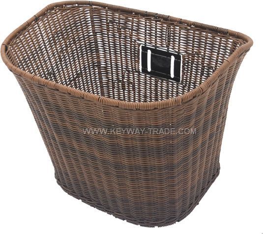 kw.22B38 rattan bicycle basket'