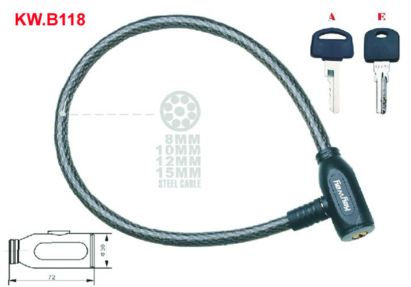 KW.B118 Cable lock