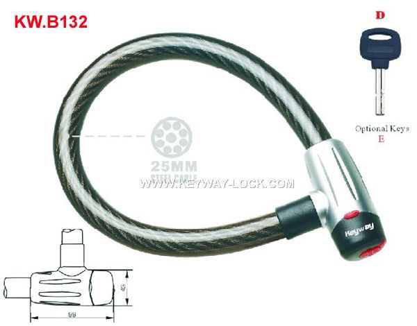 KW.B132 Heavy duty Cable lock
