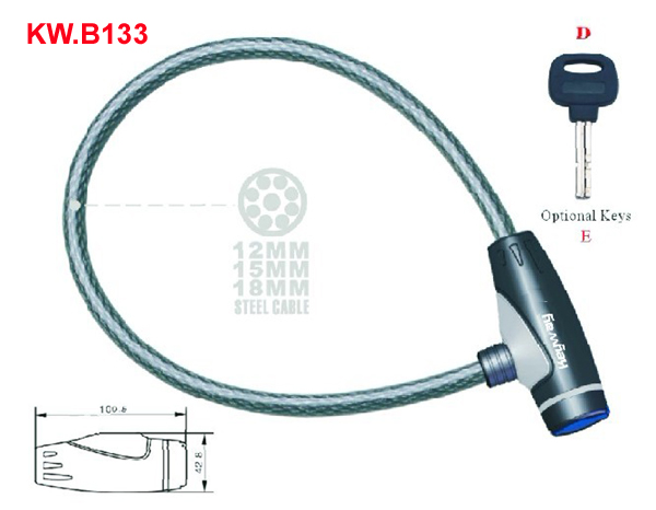 KW.B133 Cable lock'