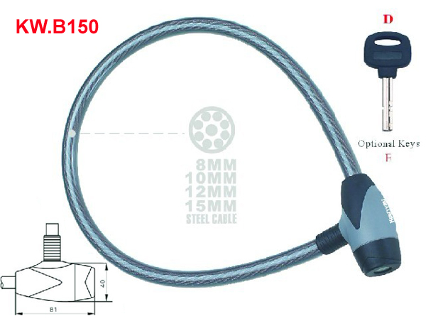 KW.B150 Cable lock