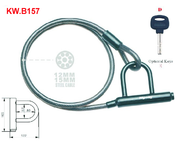 KW.B157 Shackle Cable lock