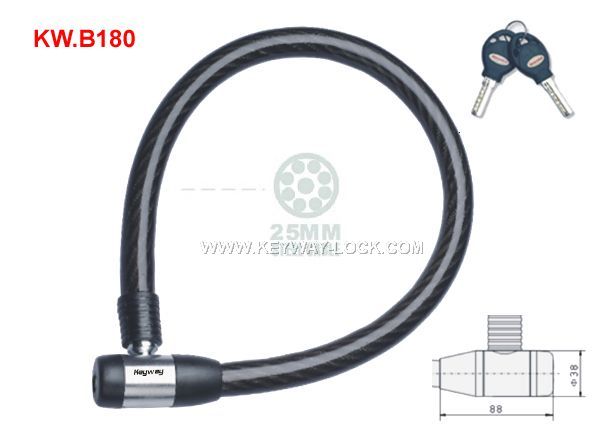 KW.B180 Heavy duty Cable lock'