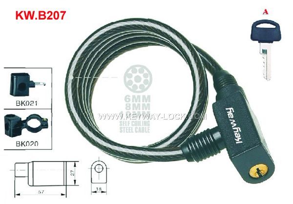 KW.B207 spiral lock