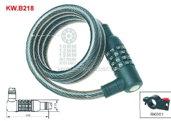 KW.B218 combination spiral lock