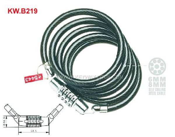 KW.B219 4 combination lock