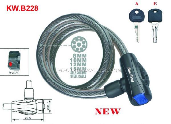 KW.B228 new style Spiral lock